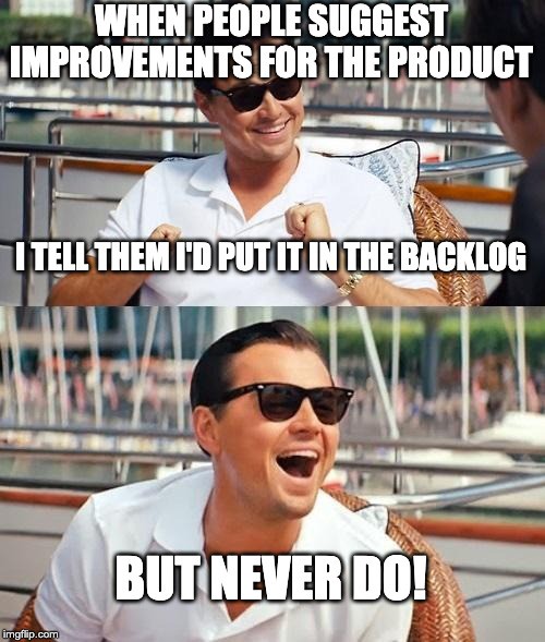 Product Manager Meme 5 Backlog